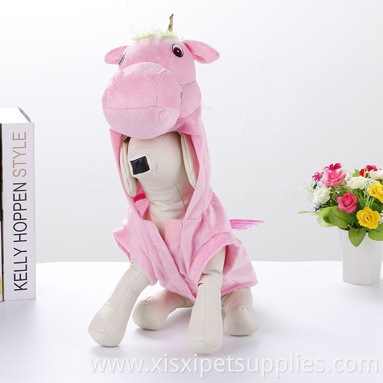 wholesale Pet dog cat Halloween unicorns transform into costumes cosplay pet clothes
